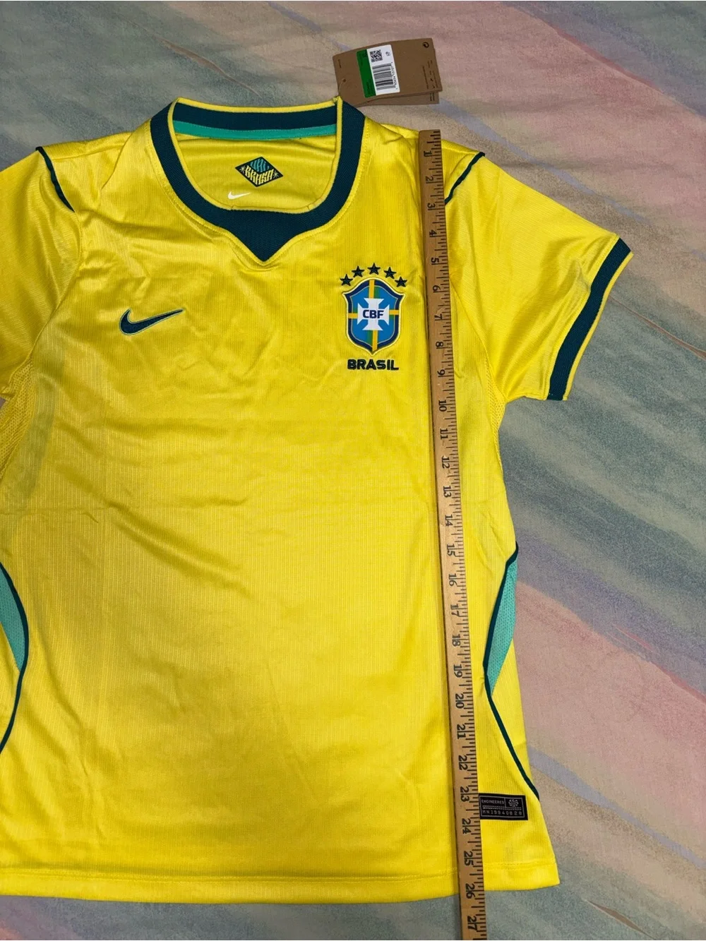 Nike Yellow Brazil Women’s Soccer Jersey World Cup Size XL